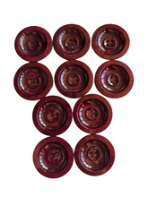 Load image into Gallery viewer, 1940s Chunky Burgundy Buttons
