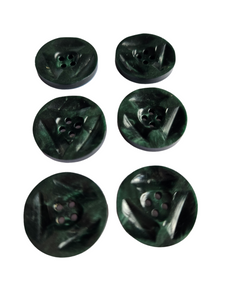 1940s Dark Green Buttons