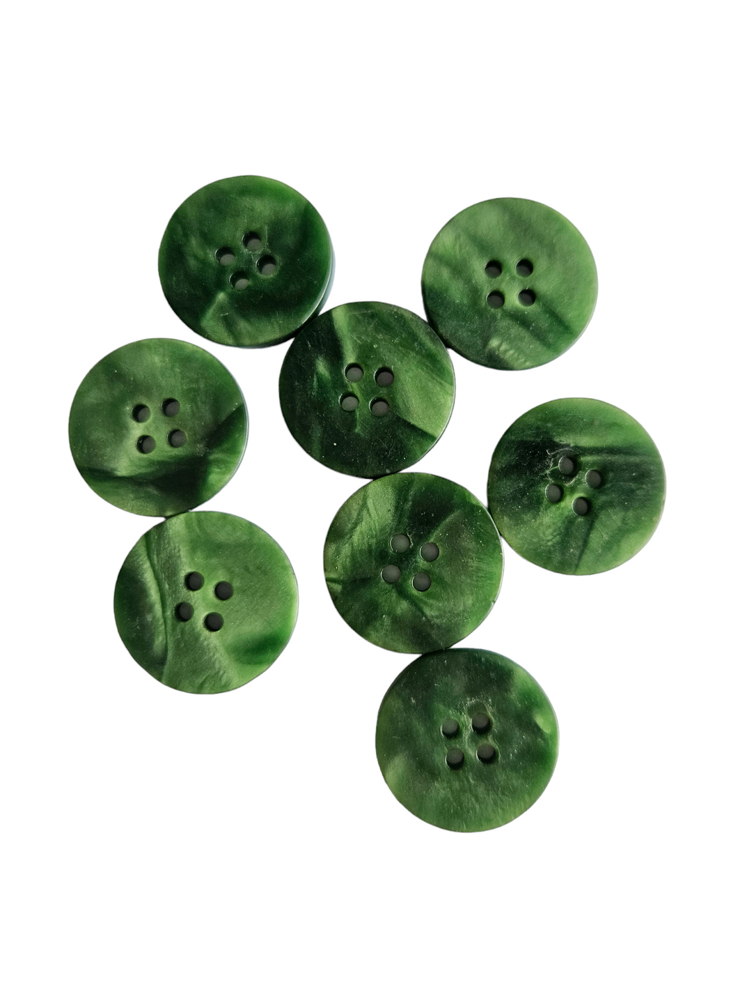 1940s Green Marbled Buttons