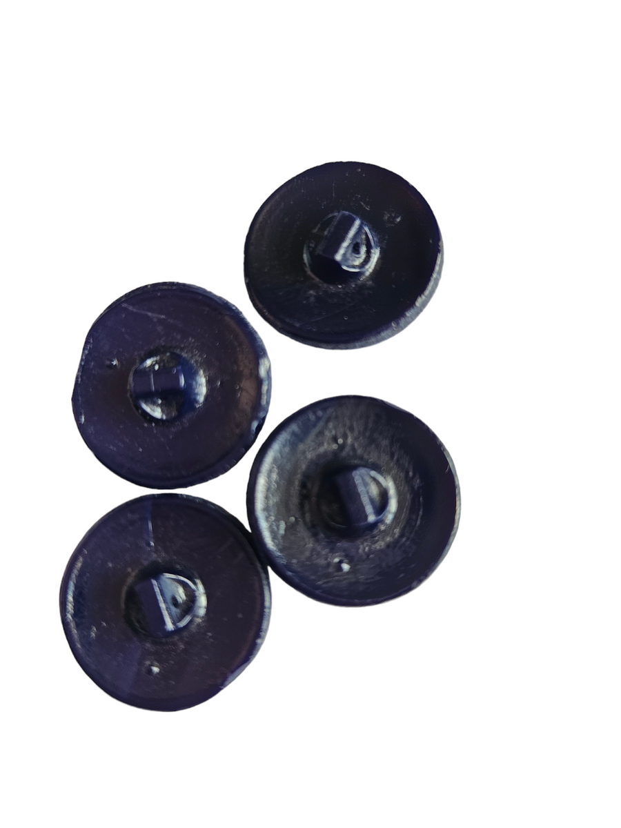 1940s Navy Blue Patterned Glass Buttons – Lucy Amelia's Vintage