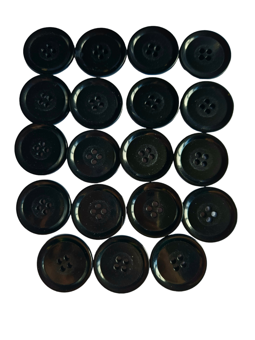 1940s Black Buttons