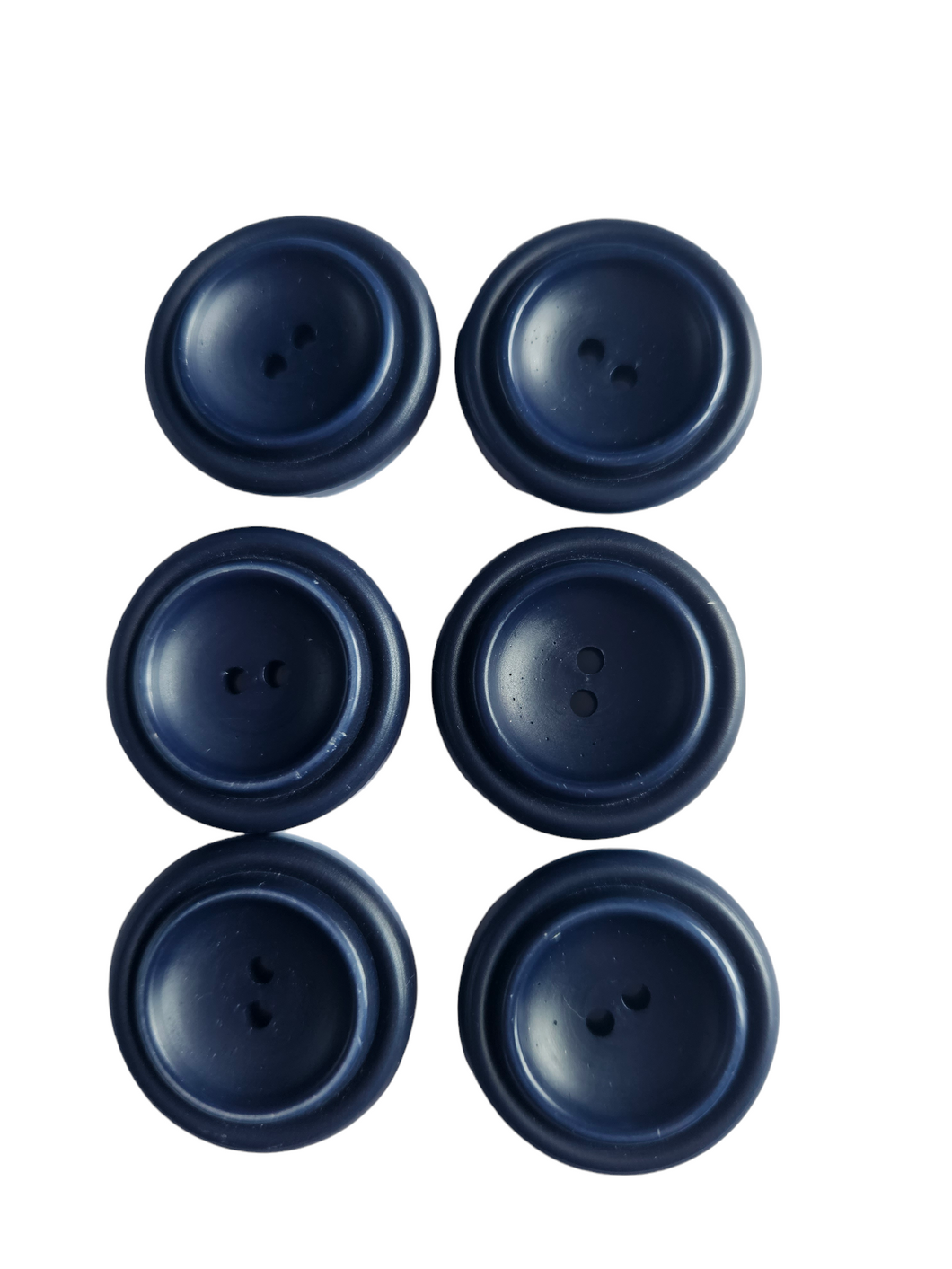 1940s Chunky Navy Blue Buttons