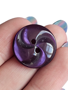 1940s Purple Plastic Buttons