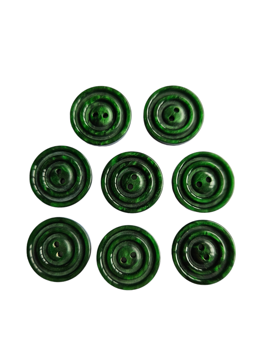 1940s Green Marbled Buttons