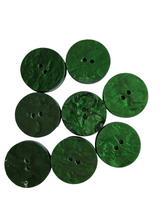 Load image into Gallery viewer, 1940s Green Marbled Buttons
