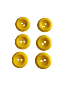 1940s Bright Yellow Buttons
