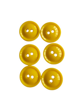 Load image into Gallery viewer, 1940s Bright Yellow Buttons
