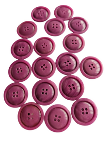 1940s Mulberry Purple Plastic Buttons