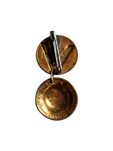 Load image into Gallery viewer, 1940s World War Two Victory Coin Brooch
