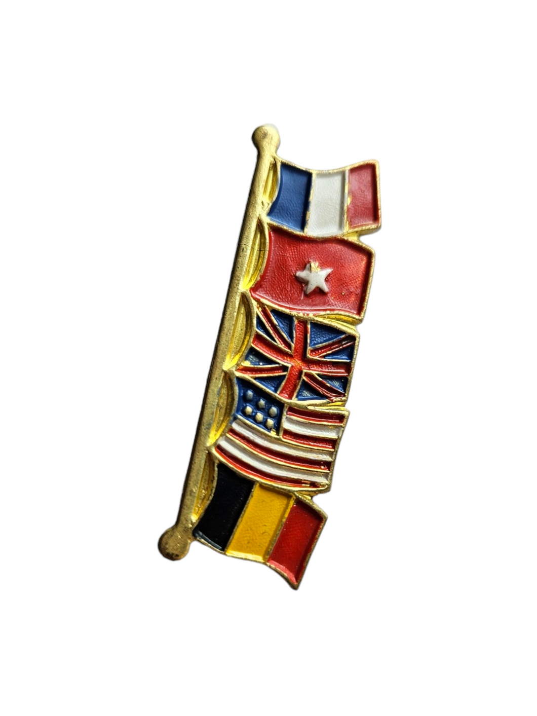 1940s World War Two Flag Brooch