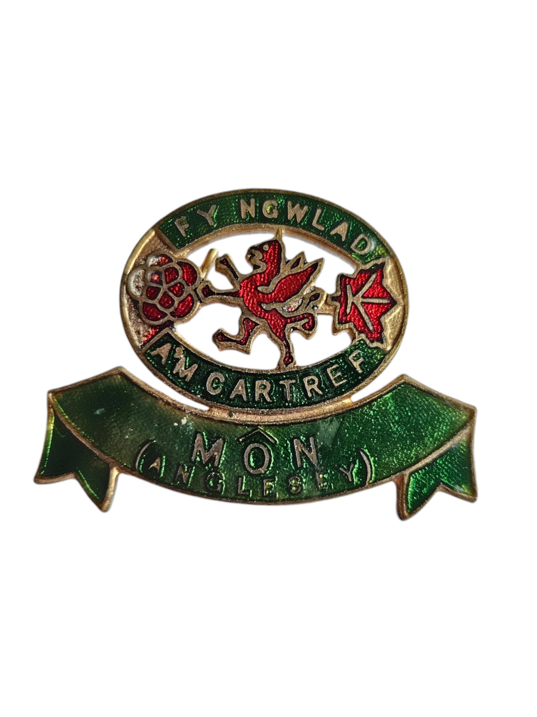 1940s World War Two Welsh WI Pin Badge