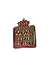 Load image into Gallery viewer, 1940s World War Two WVS Pin Badge
