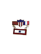 Load image into Gallery viewer, 1940s World War Two Son in Service Allied Flag Brooch
