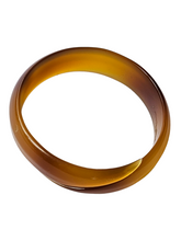 Load image into Gallery viewer, 1940s Iced Tea Lucite Bangle
