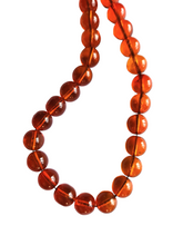Load image into Gallery viewer, 1930s Bright Orange Glass Necklace
