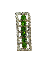 Load image into Gallery viewer, Edwardian Green and Clear Glass Buckle
