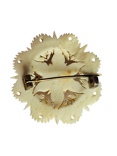 Load image into Gallery viewer, 1940s Carved Edelweiss Brooch

