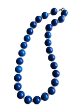 Load image into Gallery viewer, 1940s Colbalt Blue Glass Necklace
