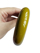 Load image into Gallery viewer, 1940s Olive Green Chunky Bakelite Bangle
