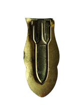 Load image into Gallery viewer, 1930s Czech Bronze Glass Dress Clip
