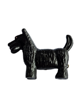 Load image into Gallery viewer, 1940s Black Celluloid Dog Brooch
