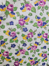 Load image into Gallery viewer, 1930s Rare Floral Garden Party Dress With Mutton Sleeves
