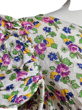 Load image into Gallery viewer, 1930s Rare Floral Garden Party Dress With Mutton Sleeves

