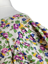 Load image into Gallery viewer, 1930s Rare Floral Garden Party Dress With Mutton Sleeves
