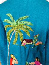 Load image into Gallery viewer, 1950s Rare Blue Mexican Tourist Jacket
