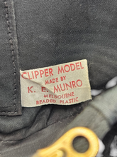 Load image into Gallery viewer, Late 1940s Black Telephone Cord Box Bag
