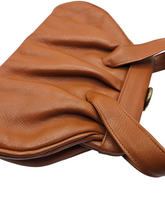 Load image into Gallery viewer, 1940s Cinnnamon Leather Bag Deadstock and Note
