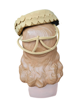 Load image into Gallery viewer, Late 1940s Yellow Felt Tilt Hat With Netting
