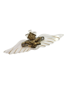 1940s World War Two RAF Lucite Sweetheart Brooch