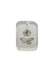 1940s World War Two RAF Lucite Sweetheart Pendant