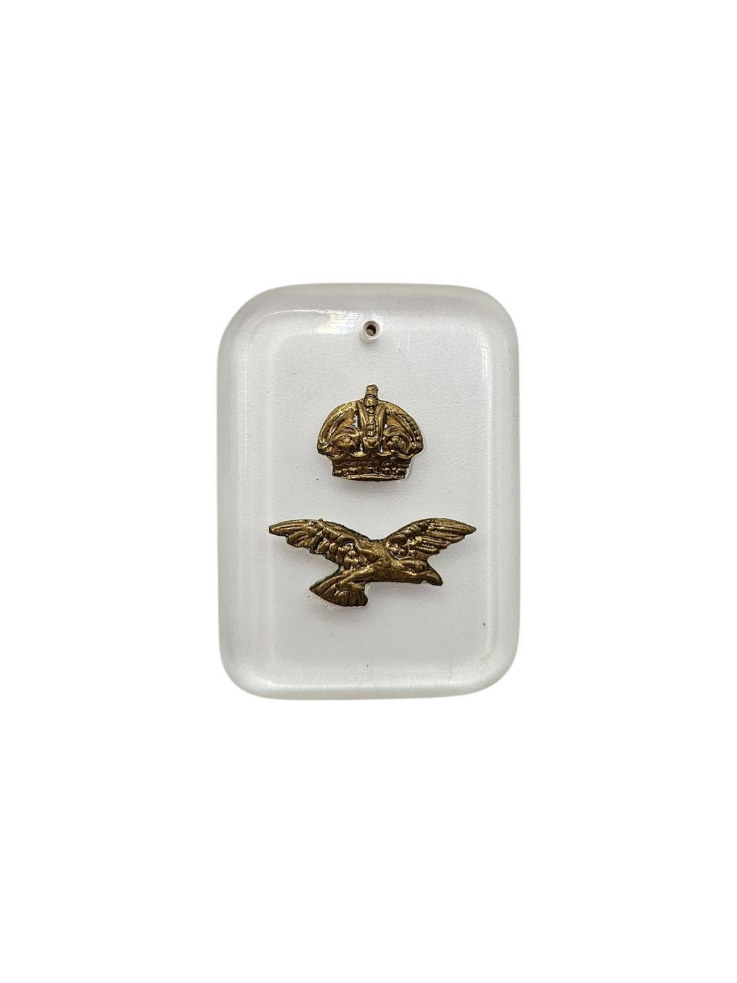 1940s World War Two RAF Lucite Sweetheart Pendant