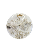 Load image into Gallery viewer, 1940s Reverse Carved Lucite White Daisy Brooch
