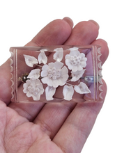 Load image into Gallery viewer, 1940s Reverse Carved Lucite Brooch
