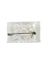 Load image into Gallery viewer, 1940s Reverse Carved Lucite Brooch
