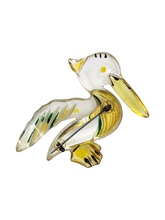 Load image into Gallery viewer, 1940s Huge Chunky Lucite Pelican Brooch

