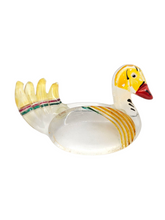Load image into Gallery viewer, 1940s Carved Painted Lucite Duck Brooch
