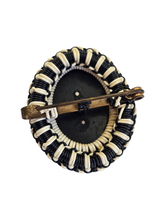 Load image into Gallery viewer, 1940s Chunky Thick Make Do and Mend Wirework Brooch
