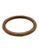 Load image into Gallery viewer, 1930s Solid Celluloid Floral Upper Arm Bangle
