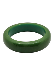 1940s Chunky Bluey Green Bakelite Bangle