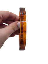 Load image into Gallery viewer, 1940s Inky Root Beer Flat Cut Bakelite Bangle
