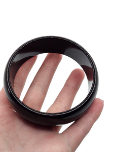 1940s Dark Green Bakelite Bangle