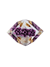 Load image into Gallery viewer, 1940s Purple Reverse Carved Lucite Brooch
