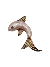 Load image into Gallery viewer, 1930s Deco Pink Angelfish Brooch

