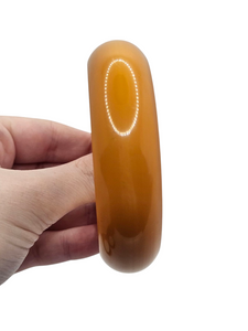1940s Egg Yolk Bakelite Bangle