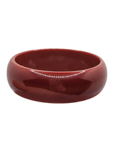 Load image into Gallery viewer, 1940s Dark Marroon Red Bakelite Bangle
