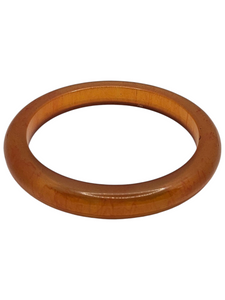 1940s Red/Orange Marbled Bakelite Bangle